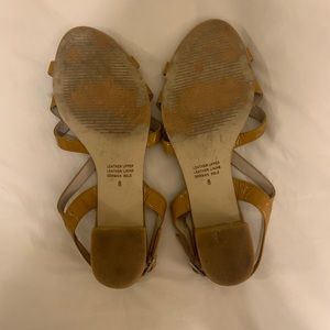 Intentionally blank sandals